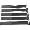 Self-Adhesive Black Nylon Hook & Loop Cable and Luggage Straps for Battery Bundling
