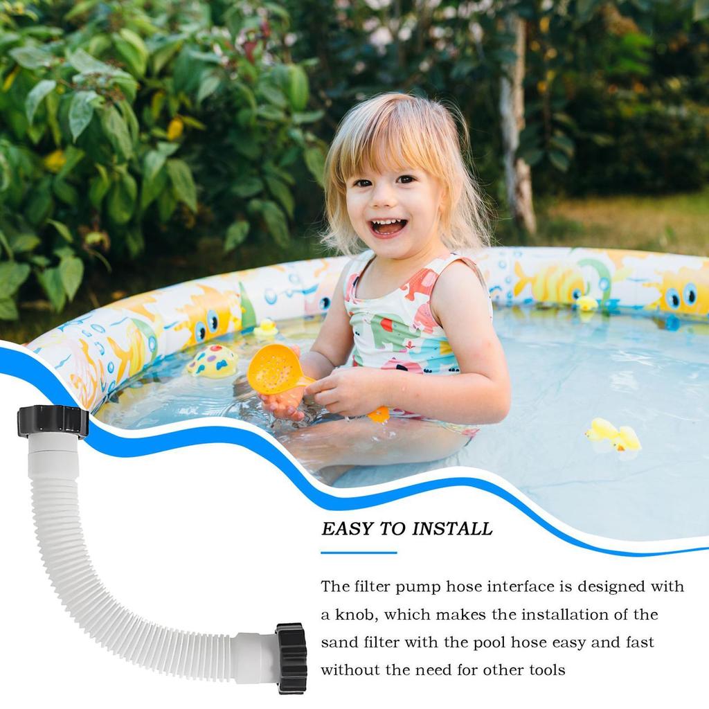 1pcs Quick Connection Ground Pool Replacement Hoses Pool Pump Hose Filter Pump Replacement Hose For Above Ground Pools tool
