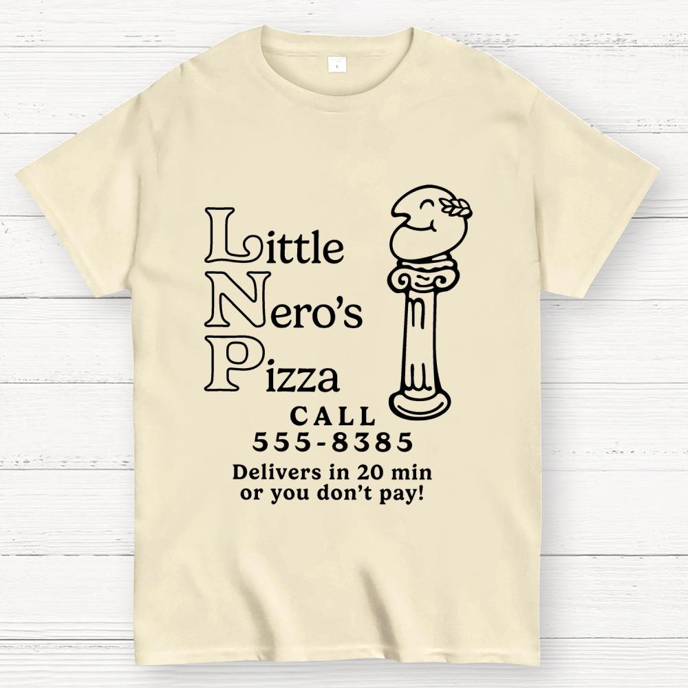 Little Nero's Pizza Cotton Summer Casual Cool Loose T-Shirt