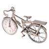 Home Garden  Vintage Arabic Numeral Bicycle Shape Creative Table Alarm Clock