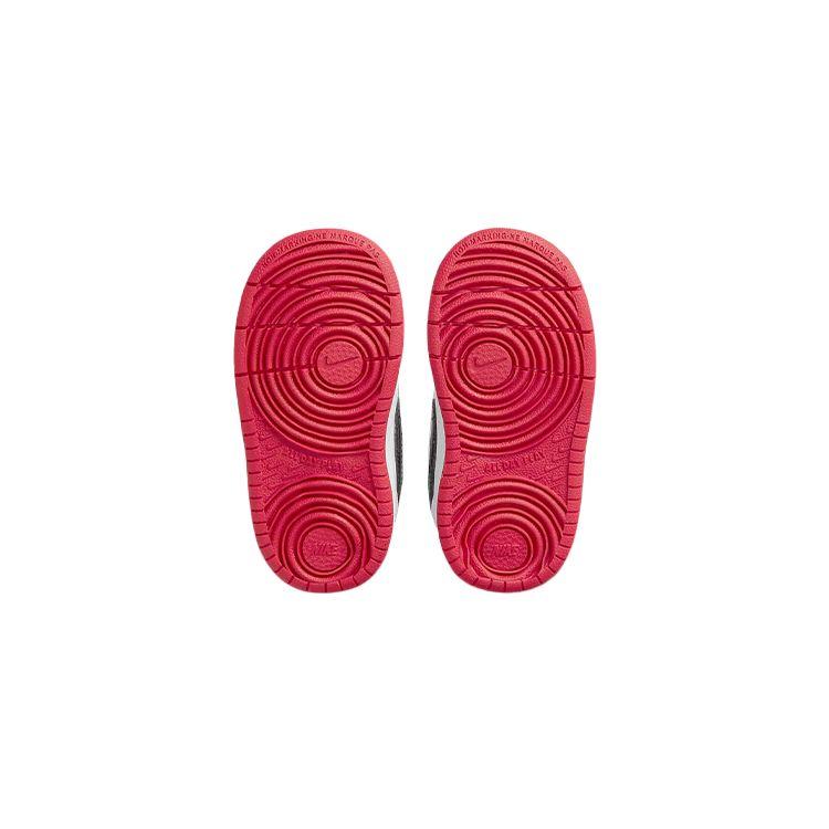 Nike Детские кроссовки Court Borough Low 2 SE TD White Very Berry черные DM0112-100