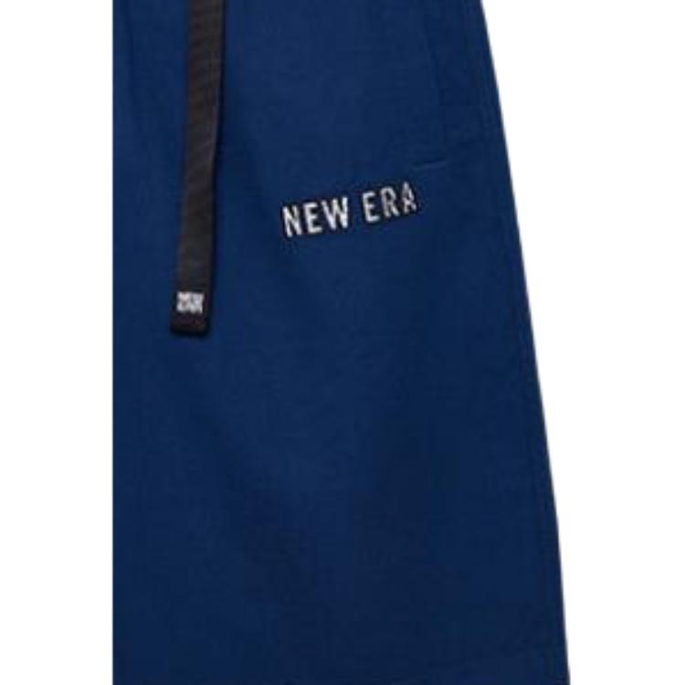 New Era SS24 Серия для скейтбординга Простые вышитые тканые повседневные шорты Унисекс шорты Темно-синие 14187308