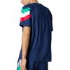 adidas Оригинальный удобный и стильный пуловер с круглым вырезом, футболка с короткими рукавами и принтом, мужские топы, темно-синий IY4631