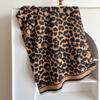 Animal Leopard Print Fashion Short Beard Tassel Decoration Ladies Thermal Scarf Air Conditioning Shawl