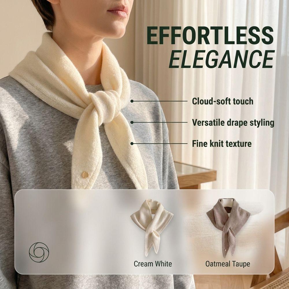 Bohemian Knitted Small Shawl Triangular Wraps All-match Triangle Scarf Women