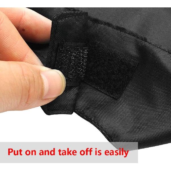 Beikal Muzzle for Cat Grooming, Nylon Cat Face Muzzles, Pet Groomer Helpers Tools, Preventing Scratches and Anti-Biting (M)