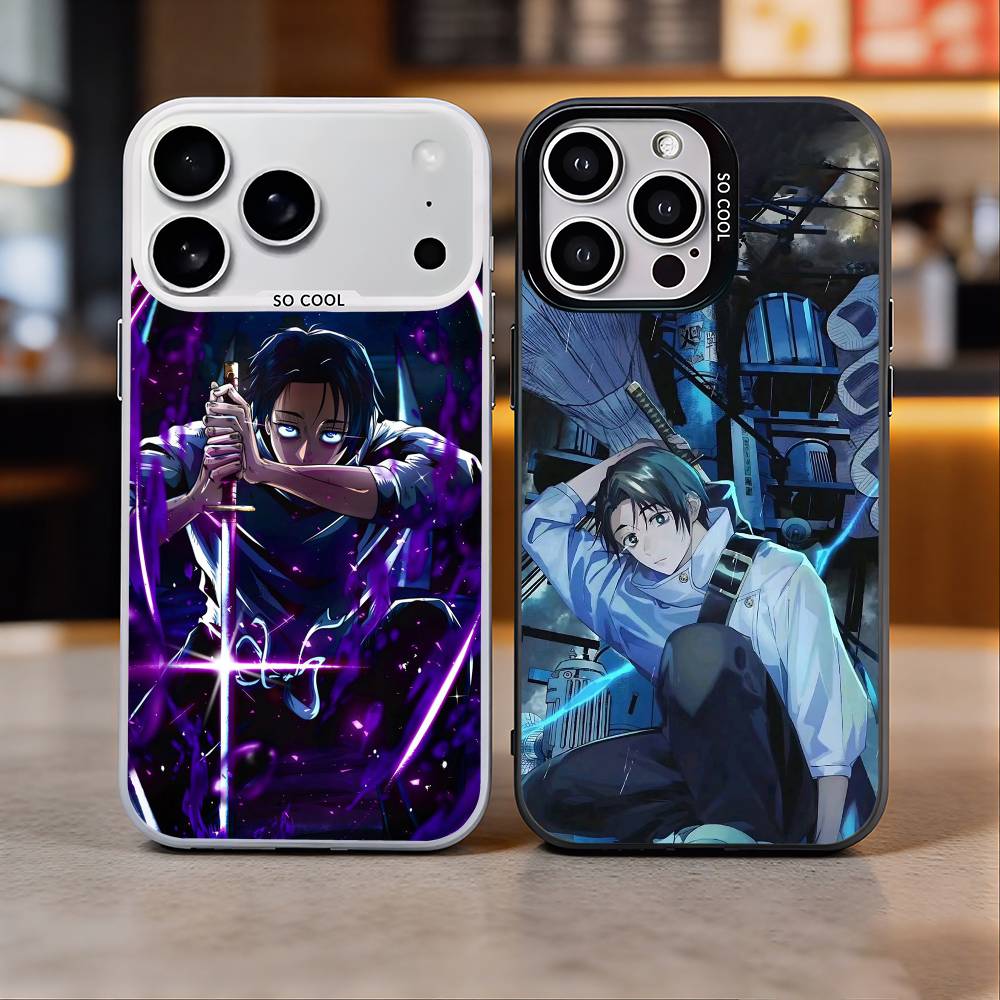 Чехол для телефона O-Okkotsu Yuta J-Jujutsu K-Kaisen для iPhone 17, 16,15,14,13,12,11 Plus,Pro Max, Цветной Серебряный Funda Cover