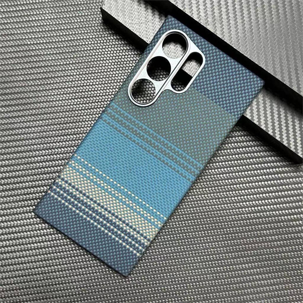 Подходит для Samsung S24U Кевларовый Чехол для Мобильного Телефона Арамидный Чехол для Мобильного Телефона Samsung S24ultra Магнитная Адсорбция
