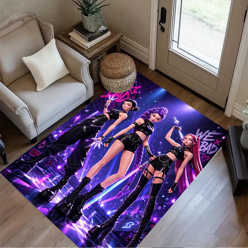 Bad Girls Club Floor Mat Design for Game Room Outdoor Foyer Decorate room Antislip Carpet Decorate Offices Birthday/Christmas Gift