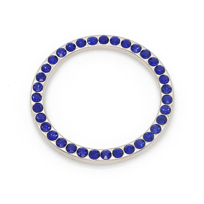 Автомобильный аксессуар с функцией запуска и остановки двигателя одним щелчком, наклейка на кольцо зажигания со стразами и кругом