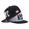 Children NYC Side American Flag Embroidery Hip Hop Baseball Hat Fashion Flat Top Cap Outdoor Sports Sunscreen Hats Boys and Girls Caps