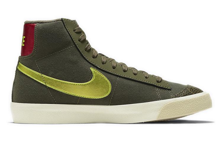 Nike Кроссовки Blazer Mid 77 Оливковые Змеиная кожа Женские CZ0462-200