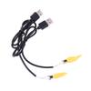 Светодиодная свеча-фонарь DC5V 1800K с USB-интерфейсом, лампочка Эдисона с имитацией пламени, DIY, декоративная лампочка для вечеринки, аксессуары