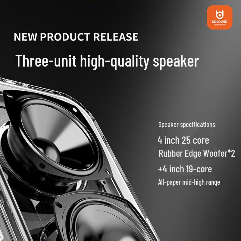 Beide BD-H0695 Portable Bluetooth Karaoke Speaker with Dual Microphones CN plug (adapter included)
