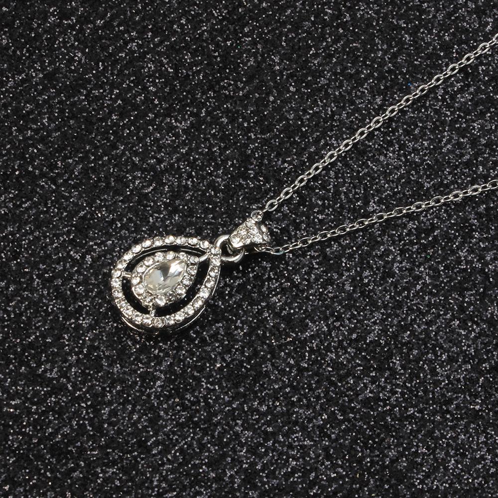 Новинка 2024 года, винтажное ожерелье с подвеской в ​​форме слезы, женское колье-колье, круглые ювелирные изделия, изысканные подвески, ожерелье для женщин