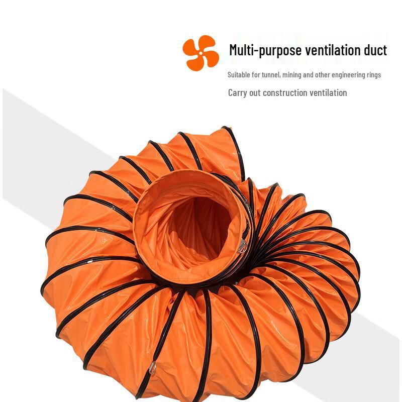PVC Retractable Canvas Industrial Ventilation Duct