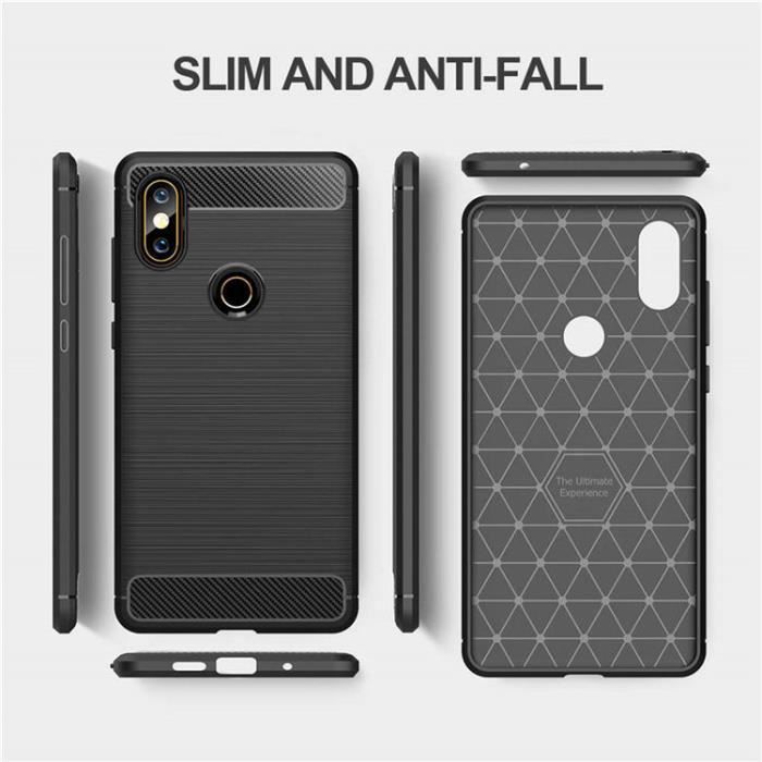 Чехол для Samsung Galaxy S8, Защитный чехол с амортизацией ударов и углеродным волокном (Чернить)