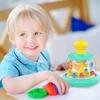 Press Animal Spinning Activity Toys Fun Cartoon Color Cognition Enlightenment Toys for Children Early Educational Toys