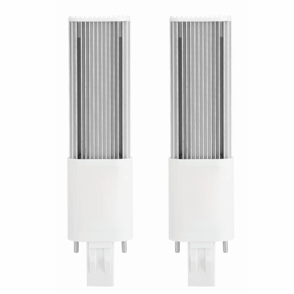 2 Pack 4W LED Tube Light G23/GX23 LED Compact Lamp Horizontal Recessed Bulb Recessed Down Light