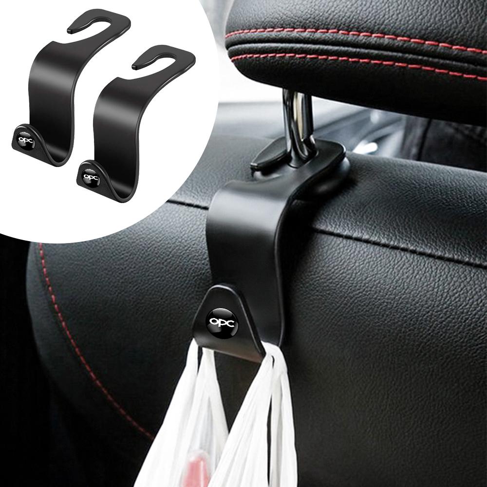 AAAYU1 AAAYQ1 2pcs Car Seat Back Hook Interior Portable Storage Accessories For Opel Zafira B Corsa D Insignia Mokka Regal Car Wheel Hubcap