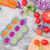 Силиконовый лоток для заморозки пищевых продуктов для малышей с крышкой, контейнер для хранения грудного молока, не содержащий бисфенола-А, лоток для прорезывания зубов, кубики льда