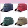 Letter Happy Headache Embroidery Baseball Cap Outdoor Sports Sun Protection