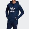 Adidas Originals Trefoil Sweatshirts Men's Lake Blue Hooded Moderate Other EJ9682