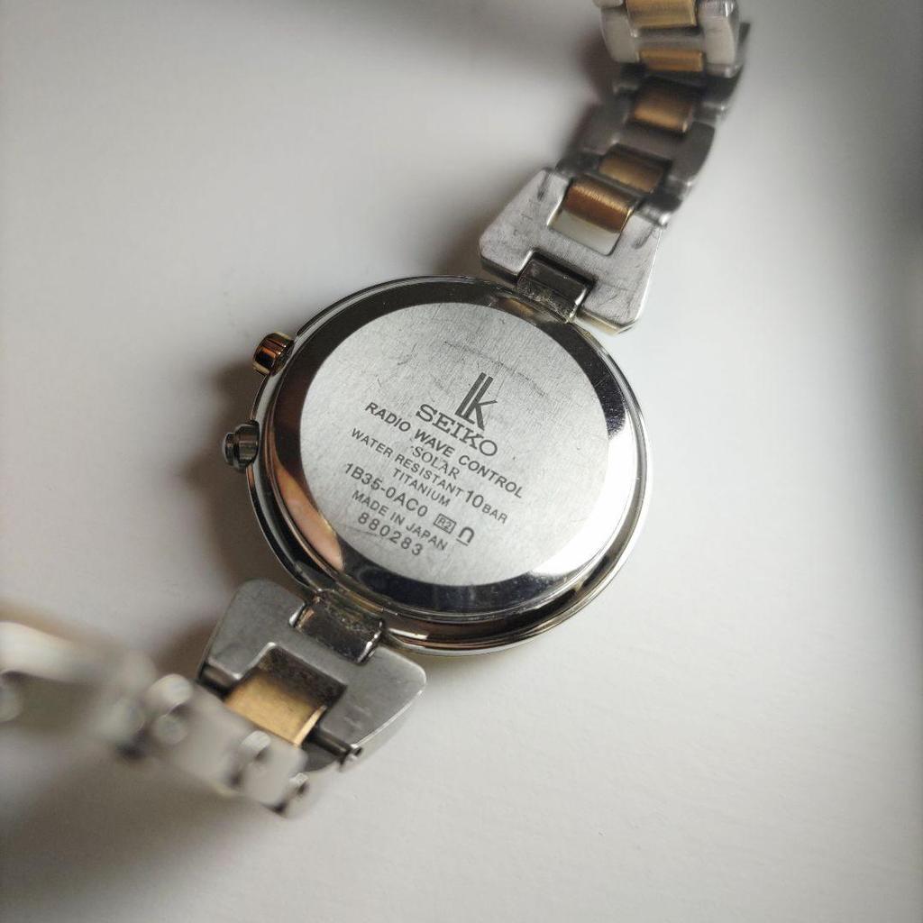 [USED] SEIKO LUKIA 1P Diamond Dial Titanium Model Working