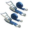 HELIX Lashing Set of Ratchet 50mm 1m Fixed 5m Winding 5000kg Breaking 5T Secures Japanese Instruction Manual Included Belts, 2, Type, Wide, Side,