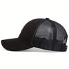 Net Baseball Stitching Embroidered Horizontal Three Neutral Gender Women  Men For Caps Outdoor Adjustable Spring And Summer Casual Sunscreen Hat