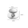 Punch Free Drawer Knobs Stainless Steel Wall Hook Convenient Glass Door Pulls  Cupboard Drawer
