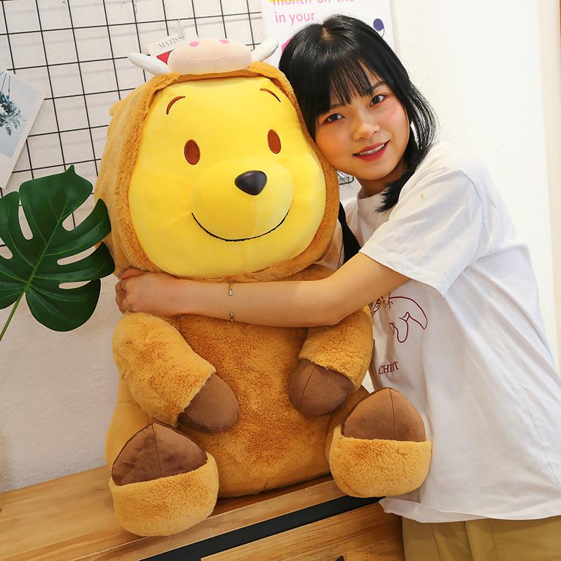 Милая кукла Винни-Пуха, превращенная в куклу-медведя, плюшевая игрушка, детская подушка-игрушка, подарок, мини