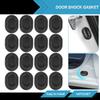 16pcs Car Door Anti-shock Silicone Pad Shock Absorbing Gasket Trunk Sound Insulation Shockproof Thickening Cushion Seal Stickers