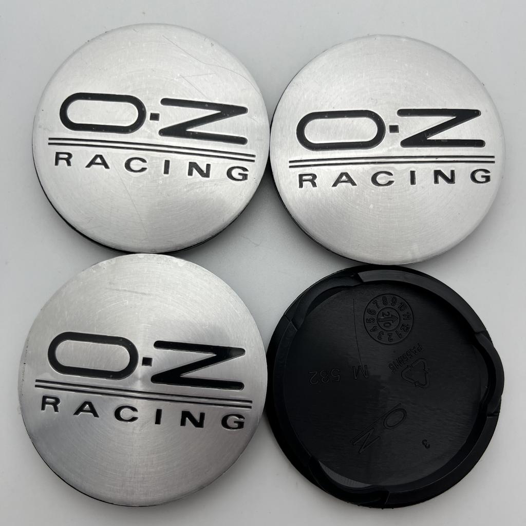 4Pcs 55mm M582 Car Wheel Caps With O.Z OZ Racing Sport Emblem Logo Rim Hubcaps Cover Badge Styling Accessories For VW Golf Polo