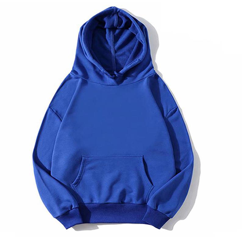 Новый однотонный мужской модный осенне-зимний свитер, повседневная толстовка с капюшоном