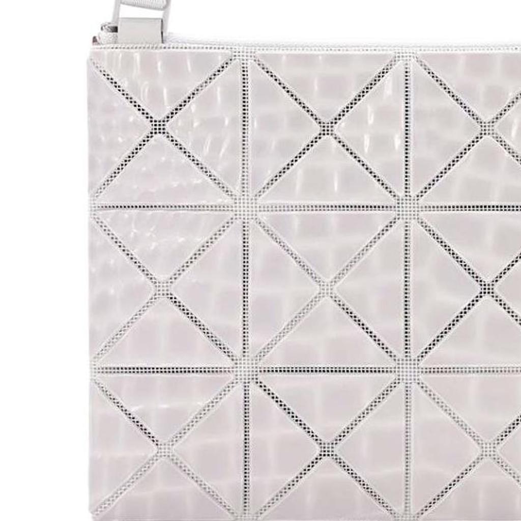 ISSEY MIYAKE PVC Crossbody Bag, Shoulder Bag Unisex Gray BB51-AG831-12