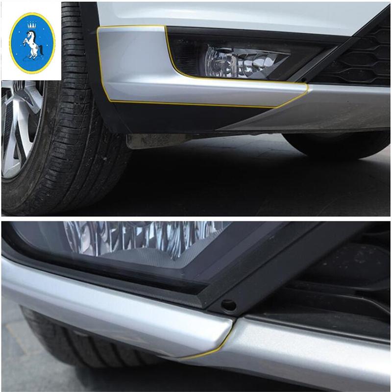 Yimaautotrims Аксессуары Для Volkswagen T-Roc T Roc 2018 - Комплект Накладок на Передние Противотуманные Фары Нижний Уголок Бампера Защитный