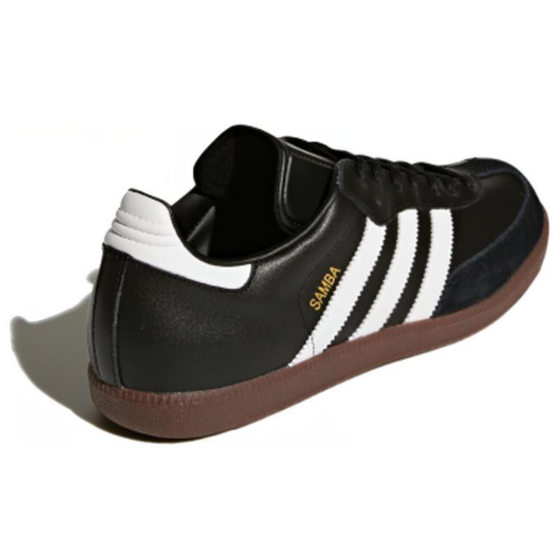 Adidas Samba Leather 'Core Black' Sneakers 019000