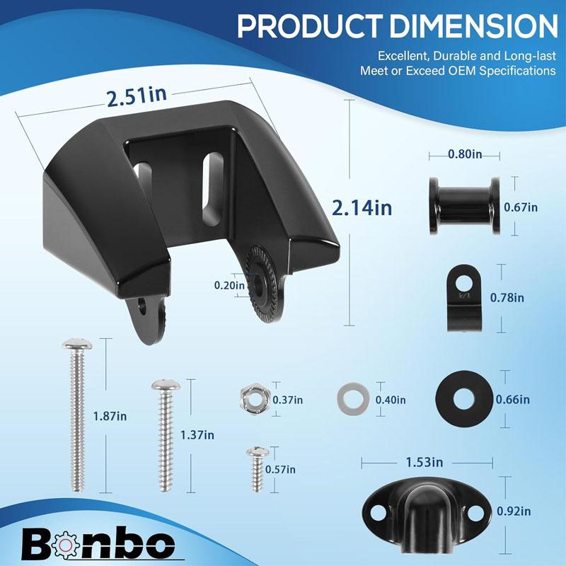 K00-00118-01 Transducer Bracket Transom Mount Kit Fits for Garmin XDCR 200/50 kHz Dual Frequency Transducer F/010-10272-00