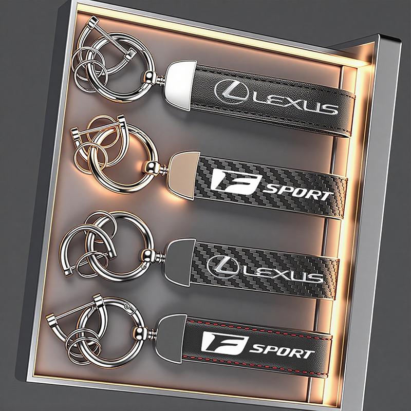 Автомобильный брелок в стиле карбона Микрофибра Кожаный брелок для Lexus F SPORT ES RX NX LS UX LM LX GX LC RZ IS CT GS RC HS LXB SC7