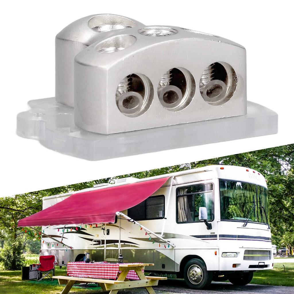 3‑Way Power Distribution Block Holder Distributor Connecting Block for Cars