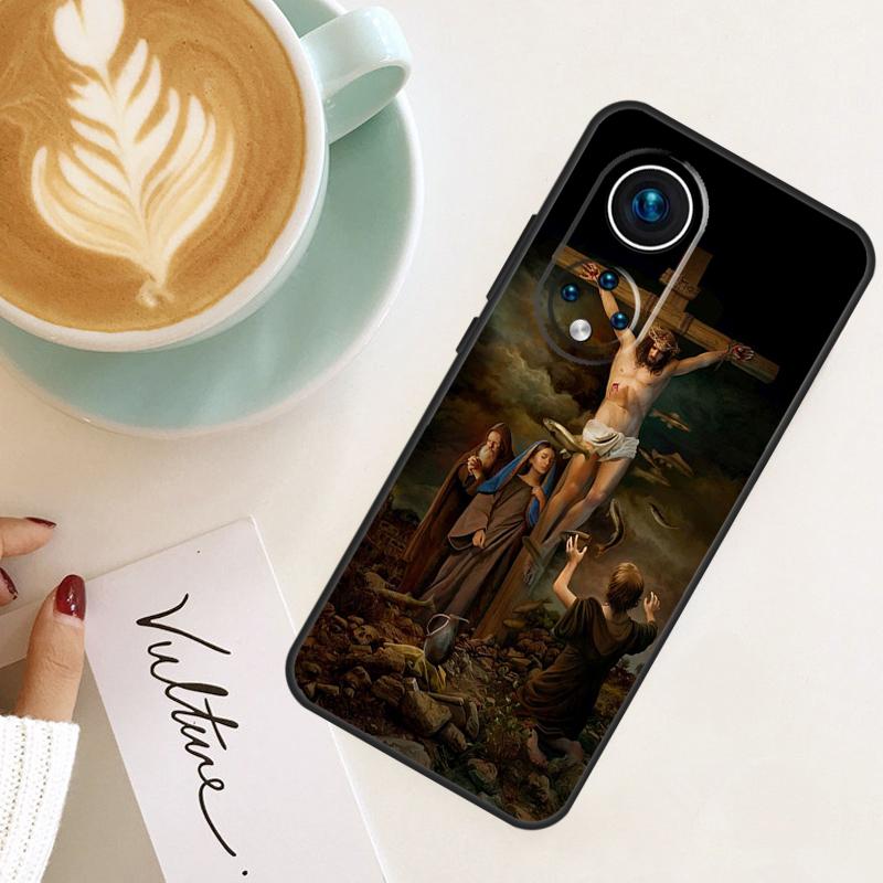 Чехол с крестом Иисуса для Honor Magic 8 Pro 7 6 5 Lite Для Honor 400 200 50 70 90 X8c X9a X9b X9c X9d Win RT