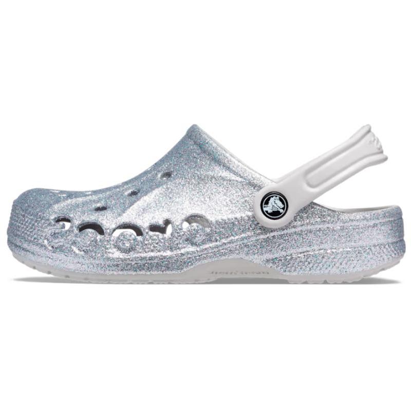 Crocs Baya Comfortable Versatile Clogs Women Footwear Silver 205925-0IC