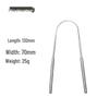 U-Shaped Portable Tongue Scraper for Adults