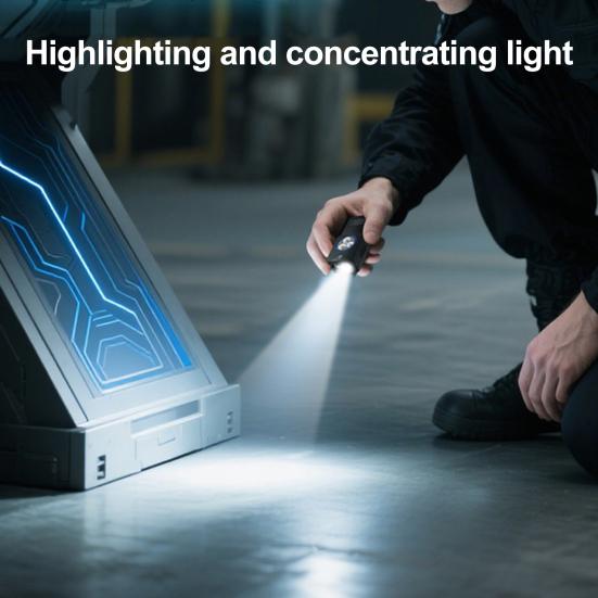 Мини-брелок-фонарик, перезаряжаемый рабочий фонарь, аварийный фонарик для