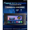 Склад в ЕС 7-дюймовый Восьмиядерный Android 14 4G WiFi DSP Автомобильный DVD-плеер Навигация Автомагнитола для Porsche Cayenne Автомобильный GPS Стерео ES6614C
