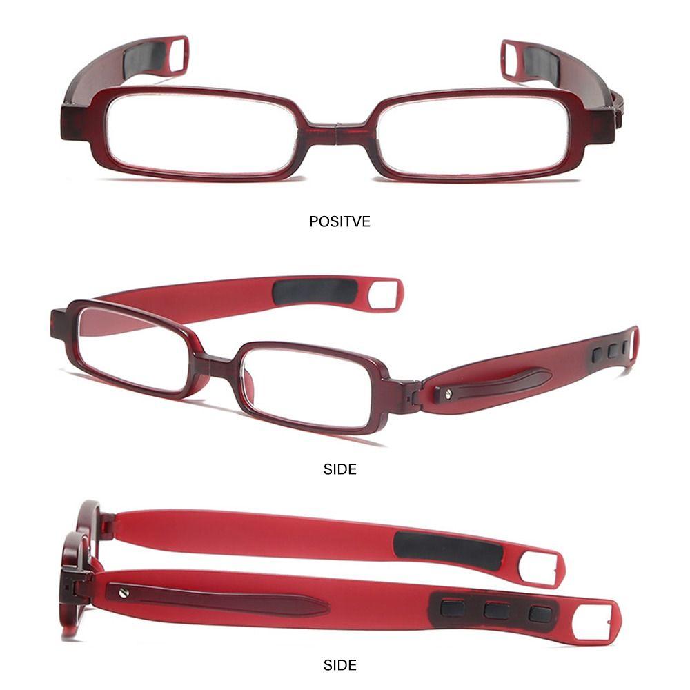 Считыватели с зажимами для ручек, поворот на 360° с кожаным чехлом, очки для чтения с защитой от синего света, портативные складные