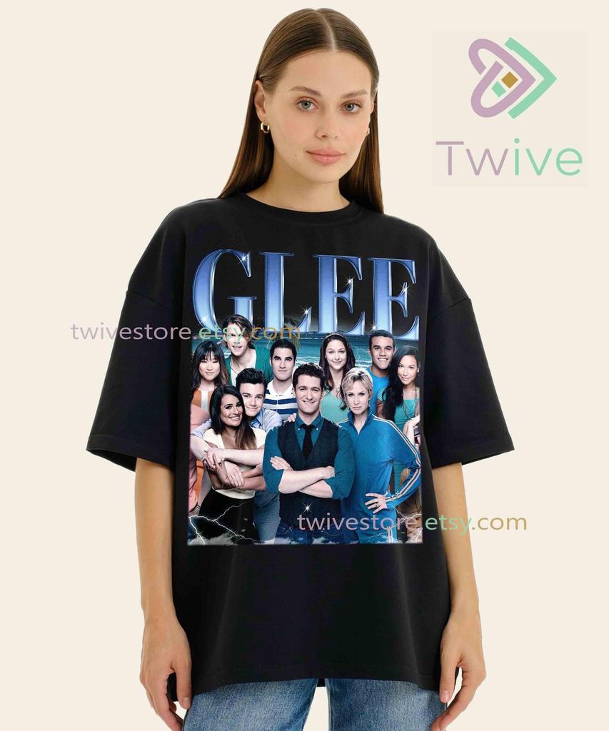 Retro Glee Cast T-Shirt, Music TV Show Merchandise