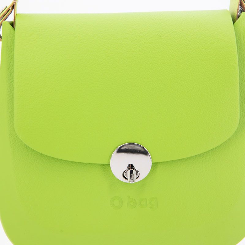 Sac à main bandoulière chaîne amovible rabat fermoir tourniquet Femme O BAG