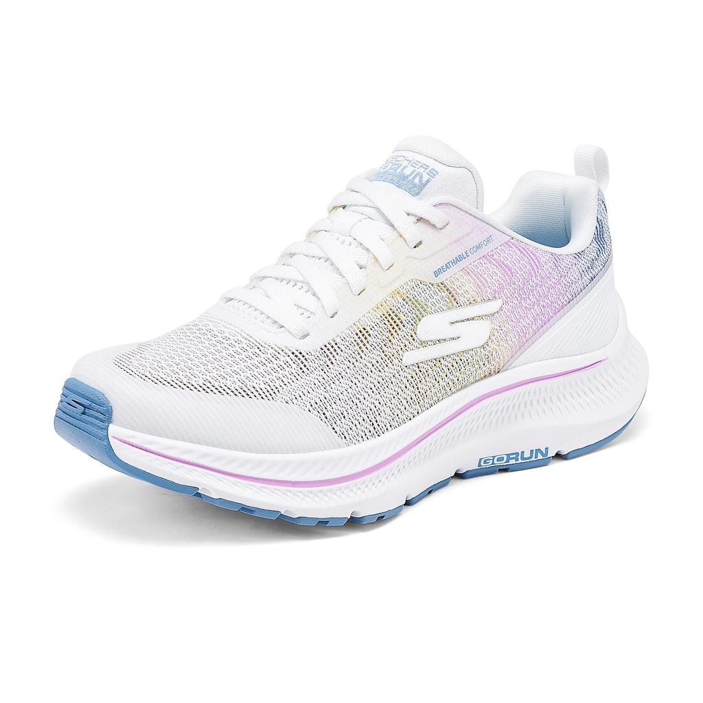 Skechers Go Run Consistent 2.0 Удобные Универсальные Простые Модные Низкие Беговые Кроссовки Женские Кроссовки Белый 128631-WMLT